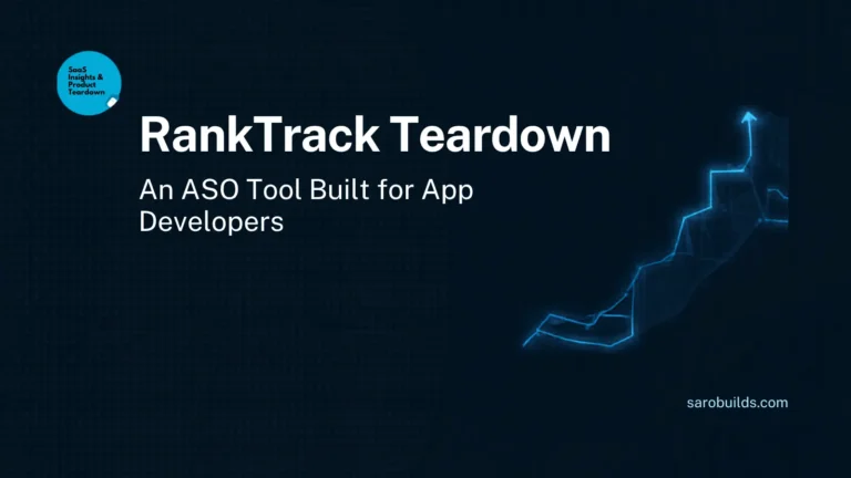 RankTrack Teardown: An ASO Tool Built for App Developers Who Are Done Guessing