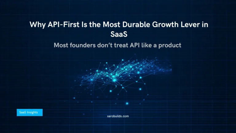 Why API-First Is the Most Durable Growth Lever in SaaS Right Now