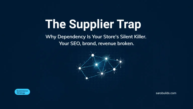 The Supplier Trap: Why Dependency Is Your Growing Store’s Silent Killer