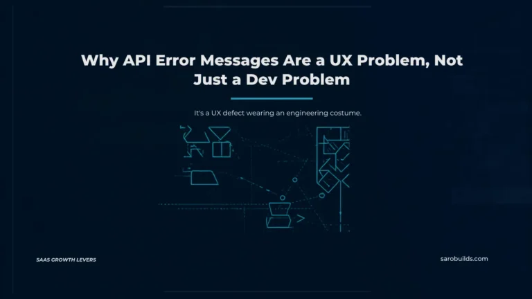 Why API Error Messages Are a UX Problem, Not Just a Dev Problem